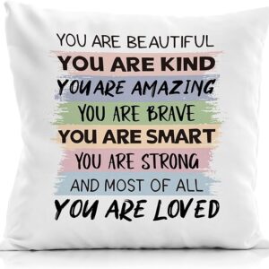 Almofada Decorativa com Frases Positivas